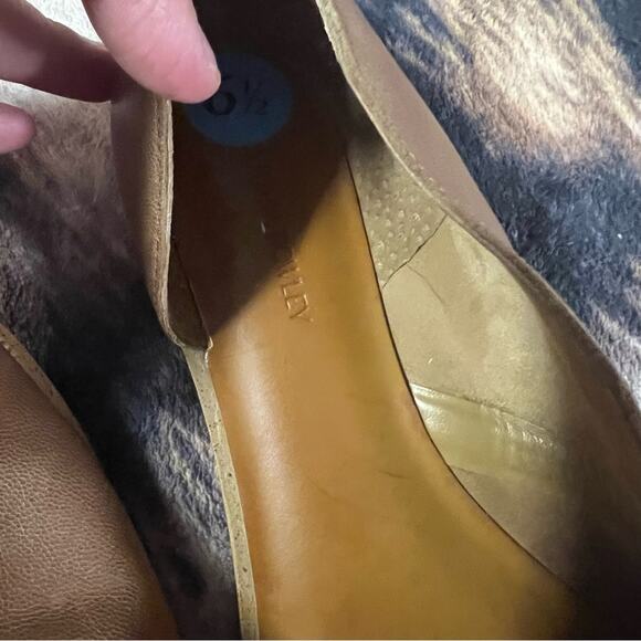 Cynthia Rowley Leather Open Toe Cutout Slip On Sandals Size 6.5 - Picture 7 of 9